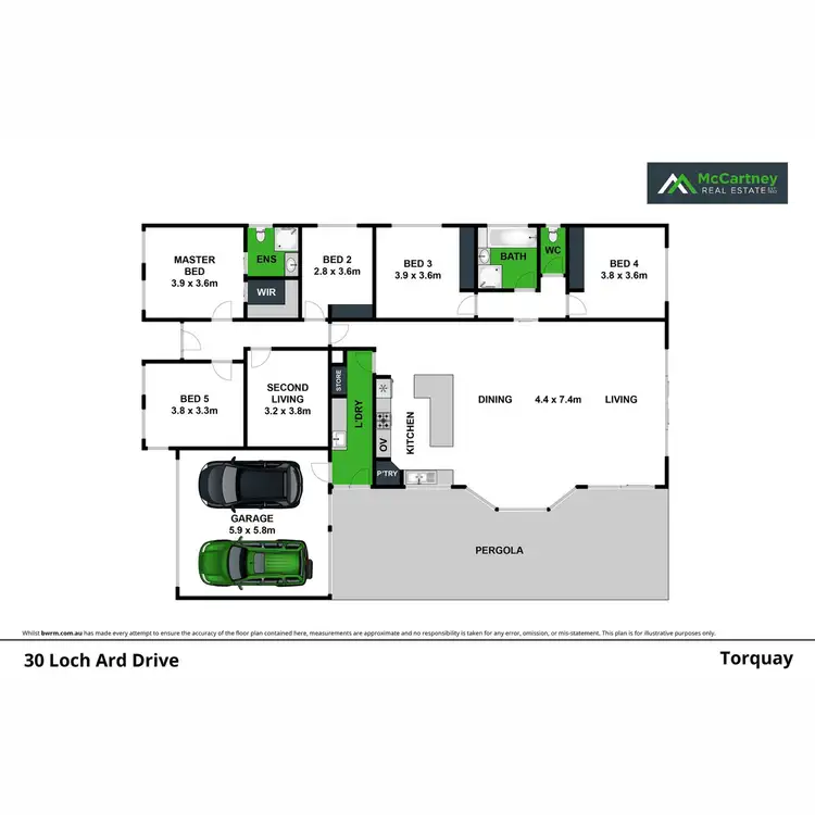Floorplan of Homely house listing, 30 Loch Ard Drive, Torquay VIC 3228