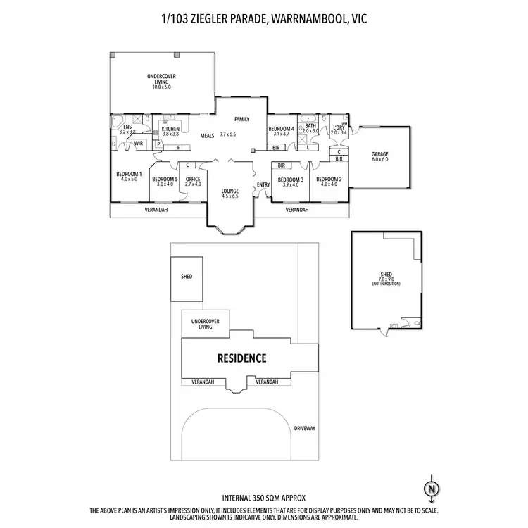 Floorplan of Homely house listing, 1/103 Ziegler Parade, Allansford VIC 3277