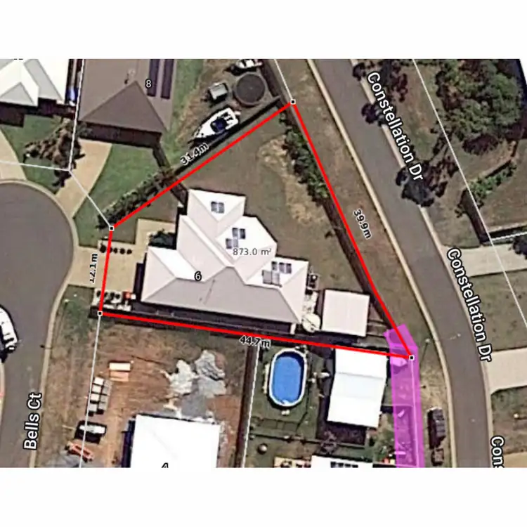 Floorplan of Homely house listing, 6 Bells Court, Rosslyn QLD 4703