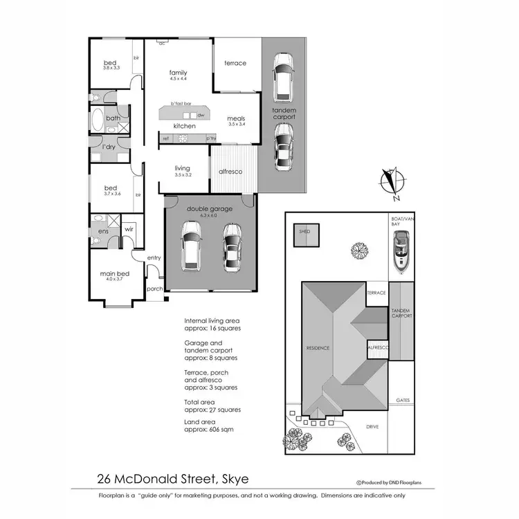 Floorplan of Homely house listing, 26 McDonald Street, Skye VIC 3977
