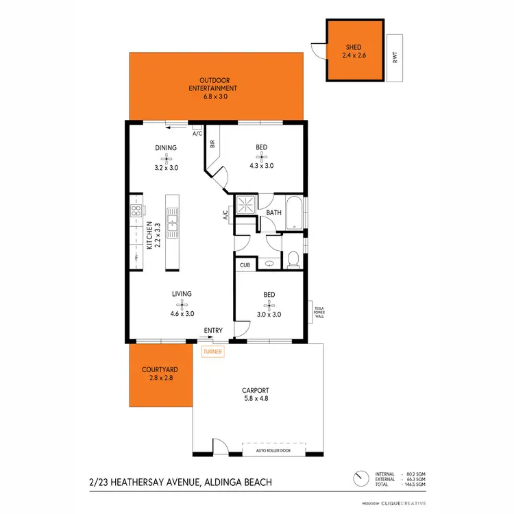 Floorplan of Homely house listing, 2/23 Heathersay Avenue, Aldinga Beach SA 5173