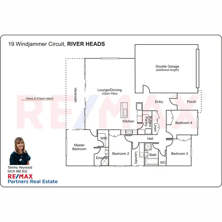 Floorplan of Homely house listing, 19 Windjammer Circuit, River Heads QLD 4655