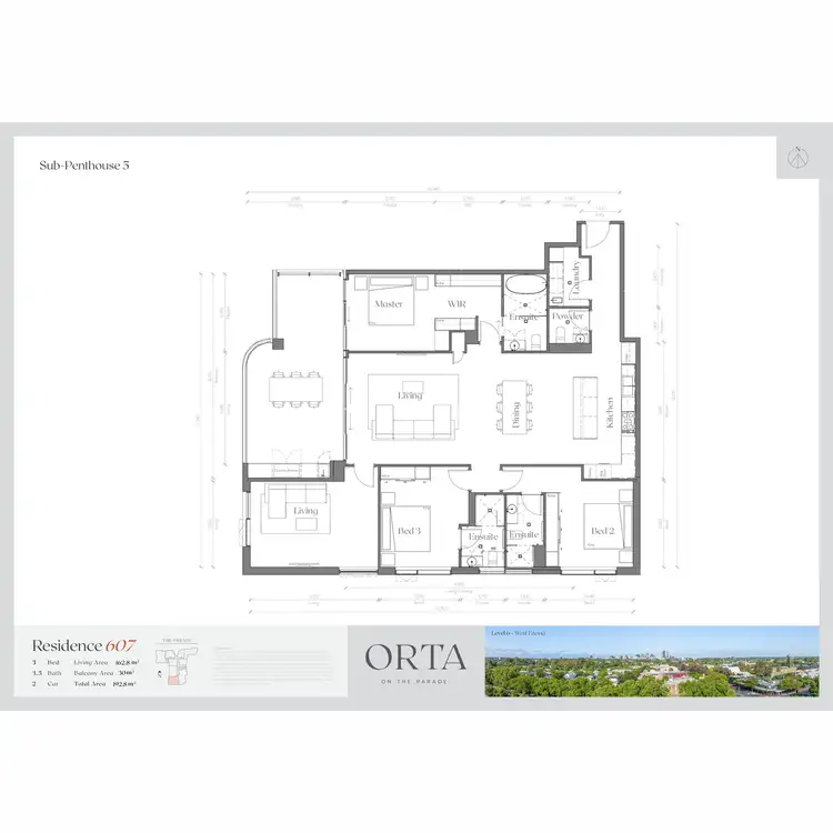 Floorplan of Homely apartment listing, 607/128 The Parade, Norwood SA 5067