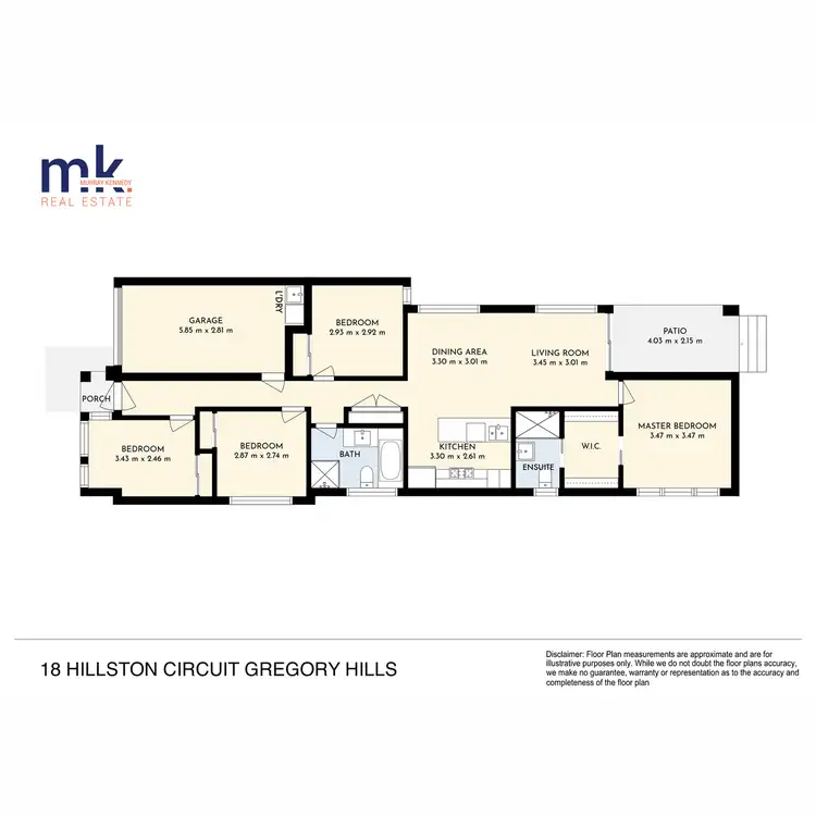 Floorplan of Homely house listing, 18 Hillston Circuit, Gregory Hills NSW 2557
