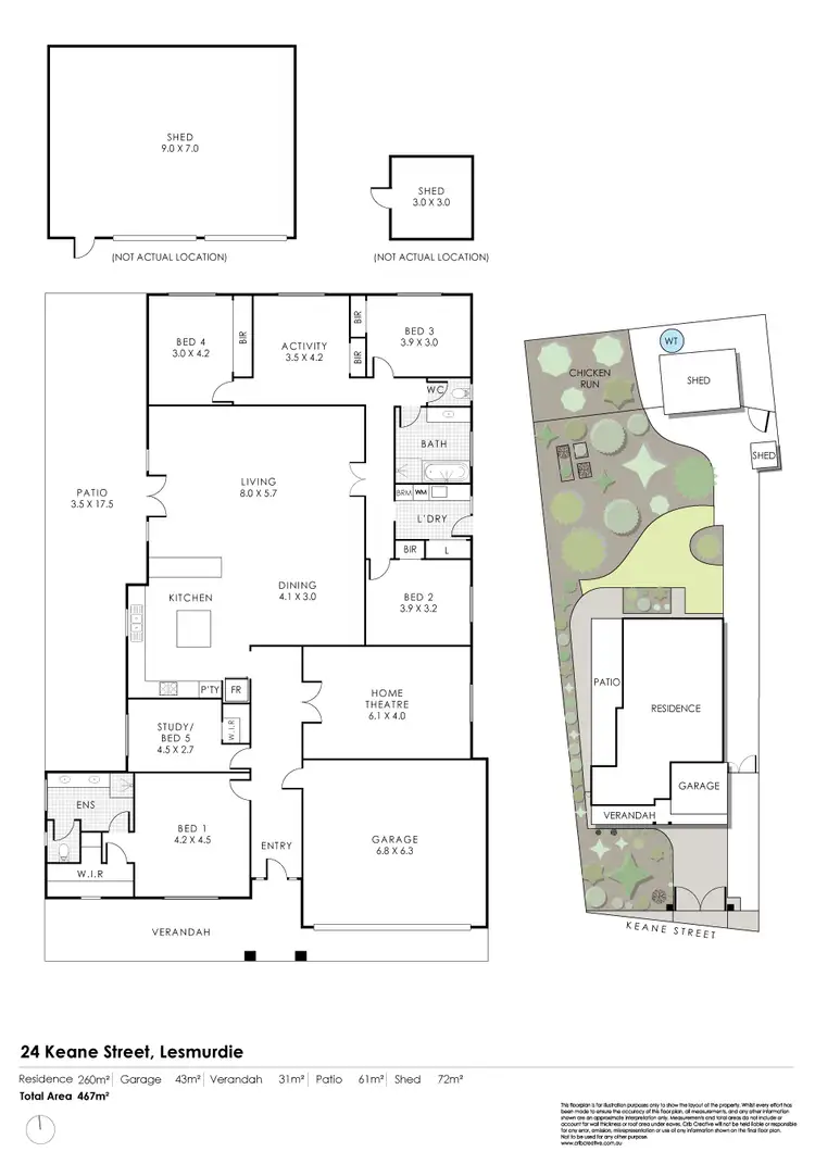 Floorplan of Homely house listing, 24 Keane Street, Lesmurdie WA 6076