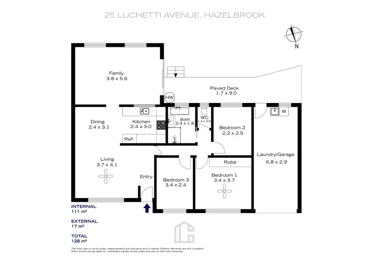 Floorplan of Homely house listing, 25 Luchetti Avenue, Hazelbrook NSW 2779