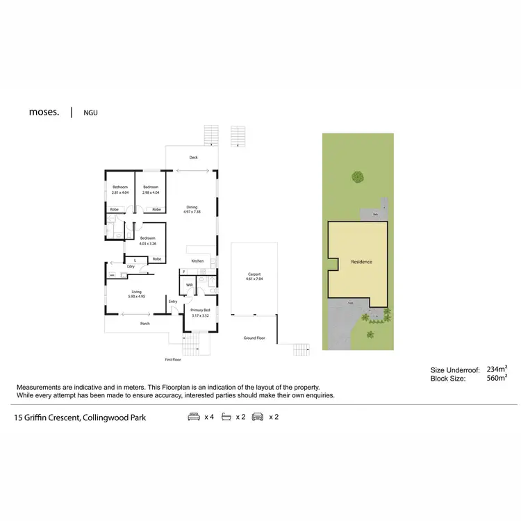 Floorplan of Homely house listing, 15 Griffin Crescent, Collingwood Park QLD 4301