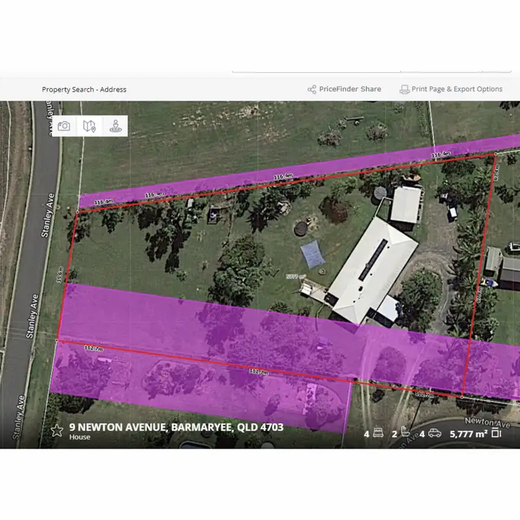 Floorplan of Homely house listing, 9 Newton Avenue, Barmaryee QLD 4703