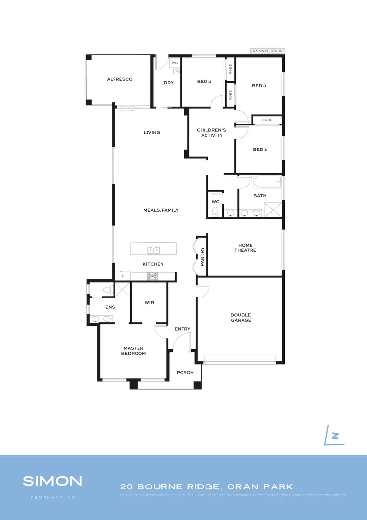 Floorplan of Homely house listing, 20 Bourne Ridge, Oran Park NSW 2570