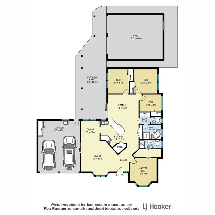Floorplan of Homely house listing, 9 Stallone Circuit, Mcdowall QLD 4053