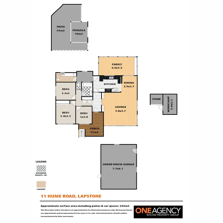 Floorplan of Homely house listing, 11 Hume Road, Lapstone NSW 2773