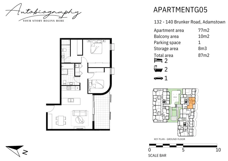 Floorplan of Homely apartment listing, 5/132-140 Brunker Road, Adamstown NSW 2289