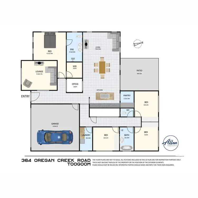 Floorplan of Homely house listing, 364 Oregan Creek Road, Toogoom QLD 4655