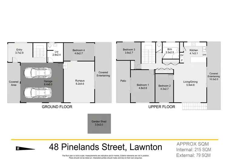 Floorplan of Homely house listing, 48 Pinelands Street, Lawnton QLD 4501