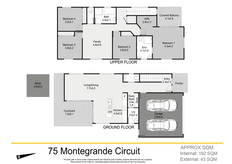 Floorplan of Homely house listing, 75 Montegrande Circuit, Griffin QLD 4503