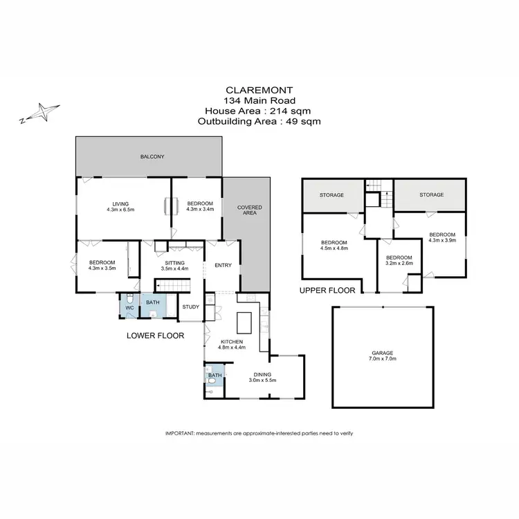 Floorplan of Homely house listing, 134 Main Road, Claremont TAS 7011