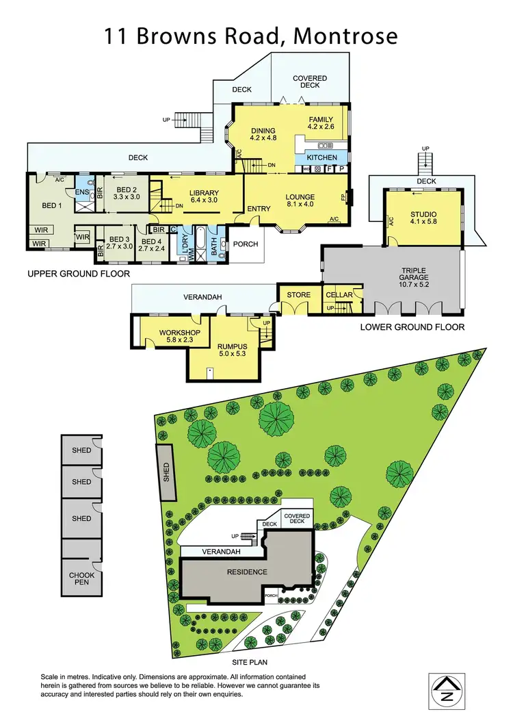Floorplan of Homely house listing, 11 Browns Road, Montrose VIC 3765