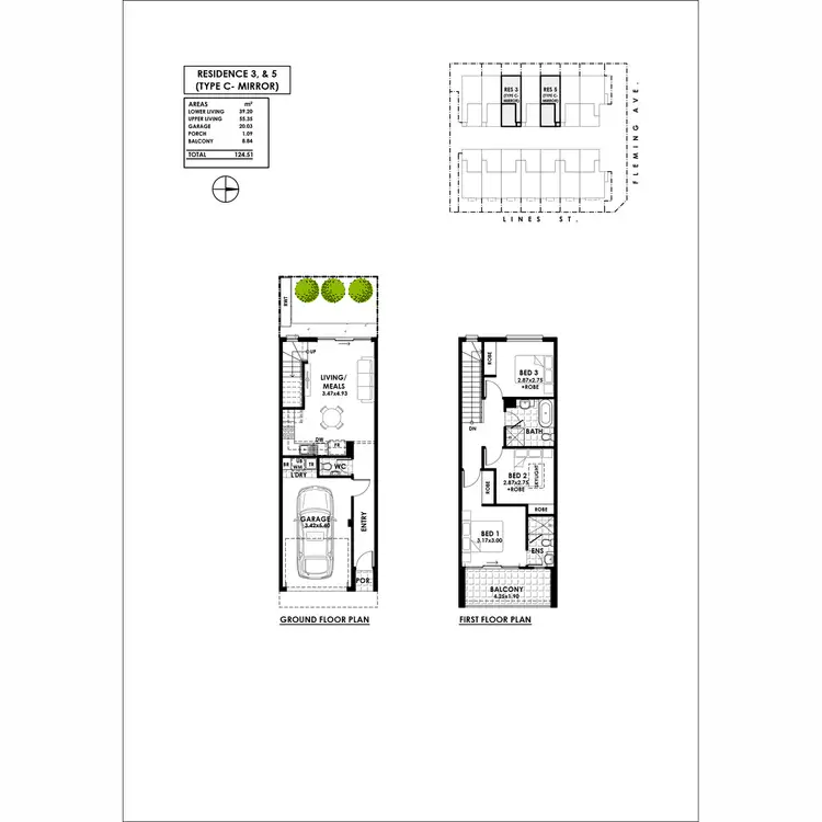 Floorplan of Homely other listing, 17-19 Fleming Avenue, Ridgehaven SA 5097
