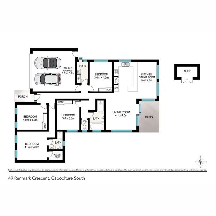 Floorplan of Homely house listing, 49 Renmark Crescent, Caboolture South QLD 4510