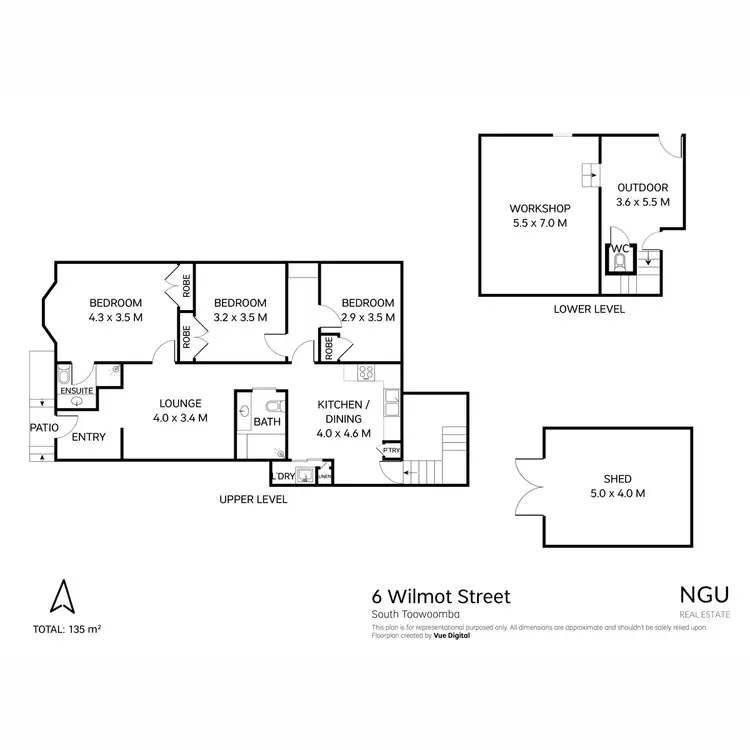 Floorplan of Homely house listing, 6 Wilmot Street, South Toowoomba QLD 4350