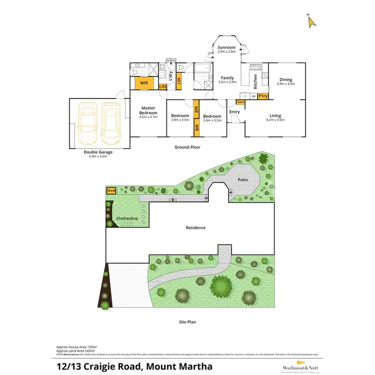 Floorplan of Homely house listing, 12/13 Craigie Road, Mount Martha VIC 3934