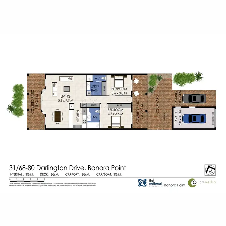 Floorplan of Homely villa listing, 31/68-80 Darlington Drive, Banora Point NSW 2486