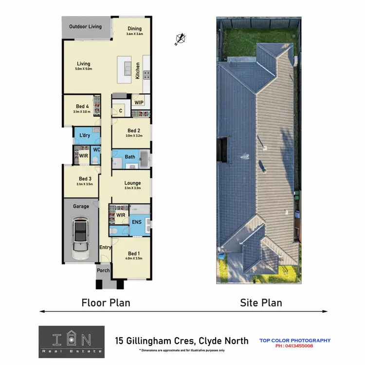 Floorplan of Homely house listing, 15 Gillingham Crescent, Clyde North VIC 3978