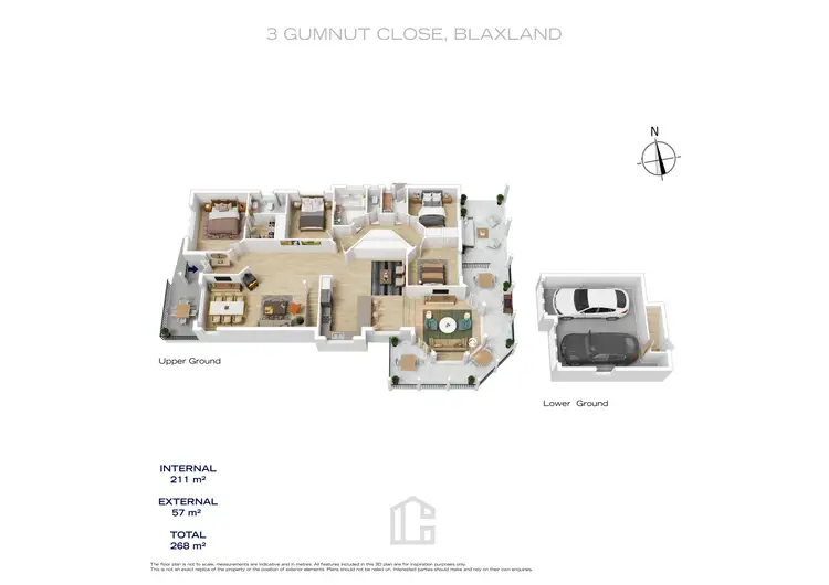Floorplan of Homely house listing, 3 Gumnut Close, Blaxland NSW 2774