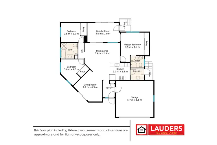 Floorplan of Homely house listing, 12a Mistral Place, Old Bar NSW 2430