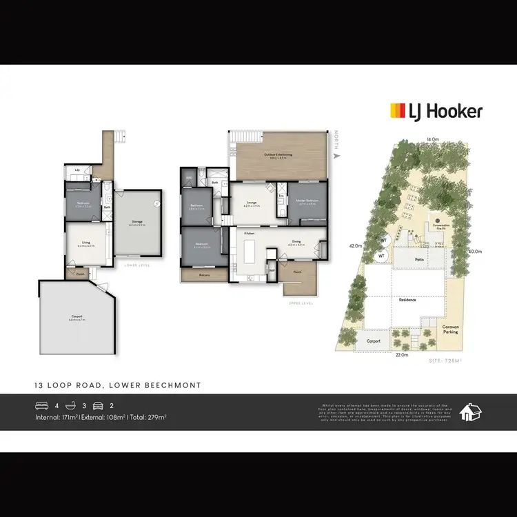 Floorplan of Homely house listing, 13 Loop Road, Lower Beechmont QLD 4211