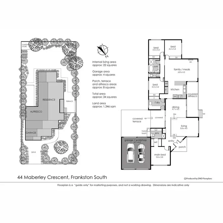 Floorplan of Homely house listing, 44 Maberley Crescent, Frankston South VIC 3199