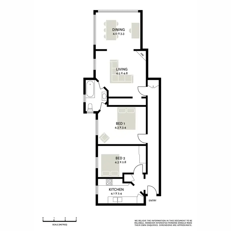 Floorplan of Homely apartment listing, 8/361 Edgecliff Road, Edgecliff NSW 2027
