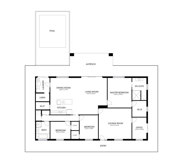 Floorplan of Homely house listing, 12 Karla Court, Kiewa VIC 3691