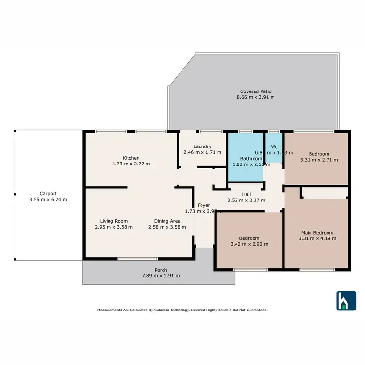 Floorplan of Homely house listing, 45 Hopedale Avenue, Gunnedah NSW 2380