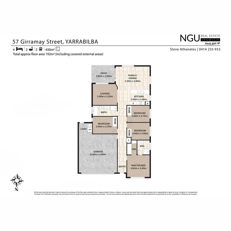 Floorplan of Homely house listing, 57 Girramay Street, Yarrabilba QLD 4207
