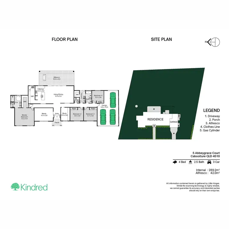 Floorplan of Homely house listing, 5 Abbeygrace Court, Caboolture QLD 4510