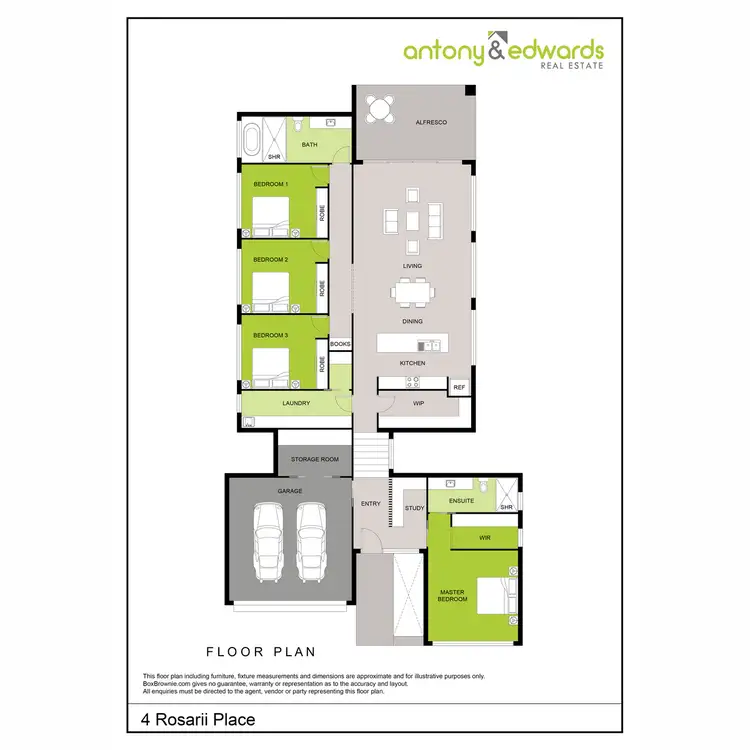 Floorplan of Homely house listing, 4 Rosarii Place, Goulburn NSW 2580