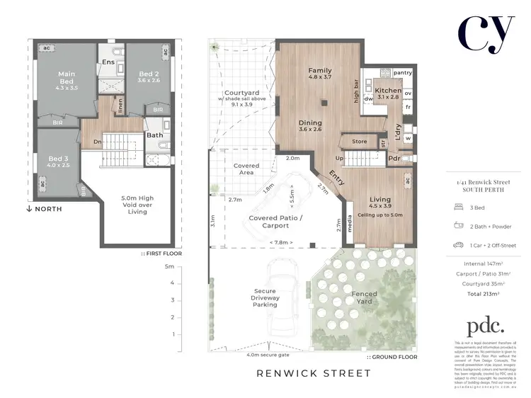 Floorplan of Homely house listing, 1/41 Renwick Street, South Perth WA 6151