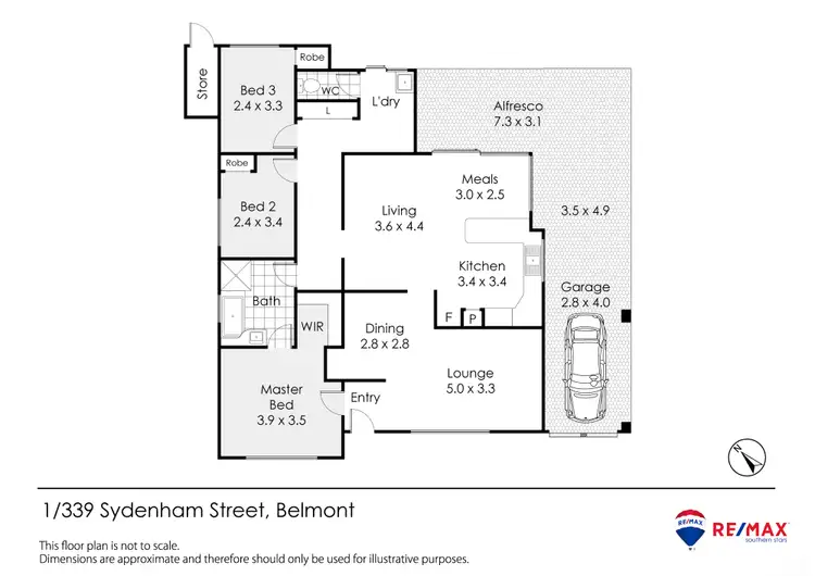 Floorplan of Homely house listing, 1/339 Sydenham Street, Belmont WA 6104