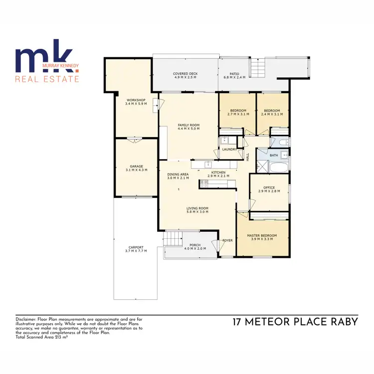 Floorplan of Homely house listing, 17 Meteor Place, Raby NSW 2566