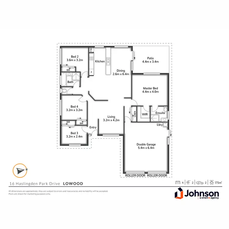 Floorplan of Homely house listing, 16 Haslingden Park Drive, Lowood QLD 4311