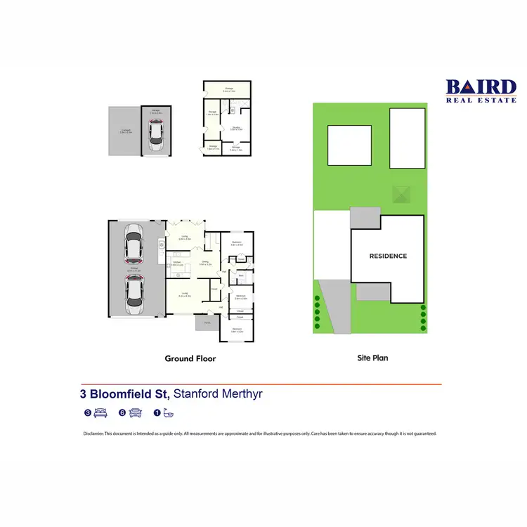 Floorplan of Homely house listing, 3 Bloomfield Street, Stanford Merthyr NSW 2327