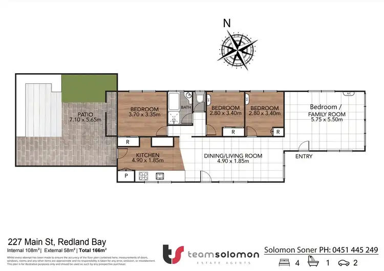 Floorplan of Homely house listing, 227 Main Street, Redland Bay QLD 4165