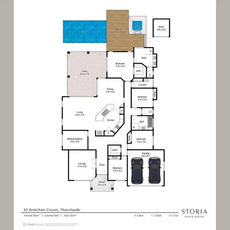 Floorplan of Homely house listing, 33 Gretchen Circuit, Thornlands QLD 4164