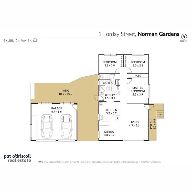 Floorplan of Homely house listing, 1 Forday Street, Norman Gardens QLD 4701