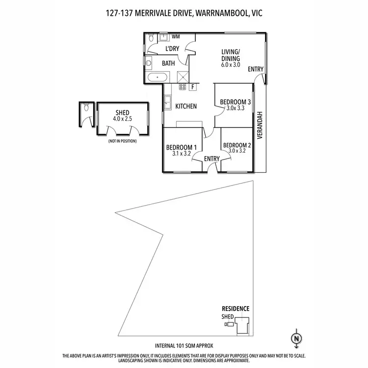 Floorplan of Homely house listing, 127-137 Merrivale Drive, Warrnambool VIC 3280