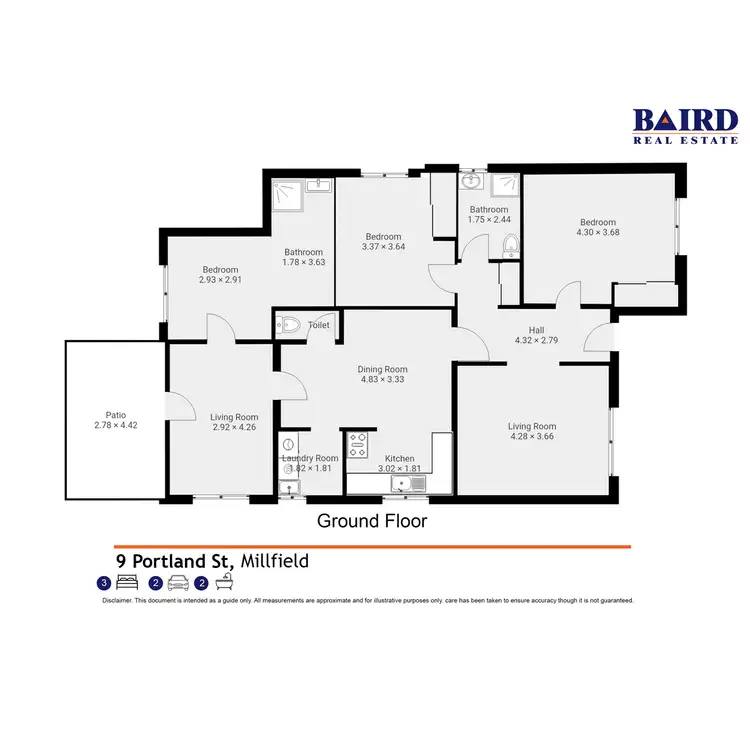 Floorplan of Homely house listing, 9 Portland Street, Millfield NSW 2325