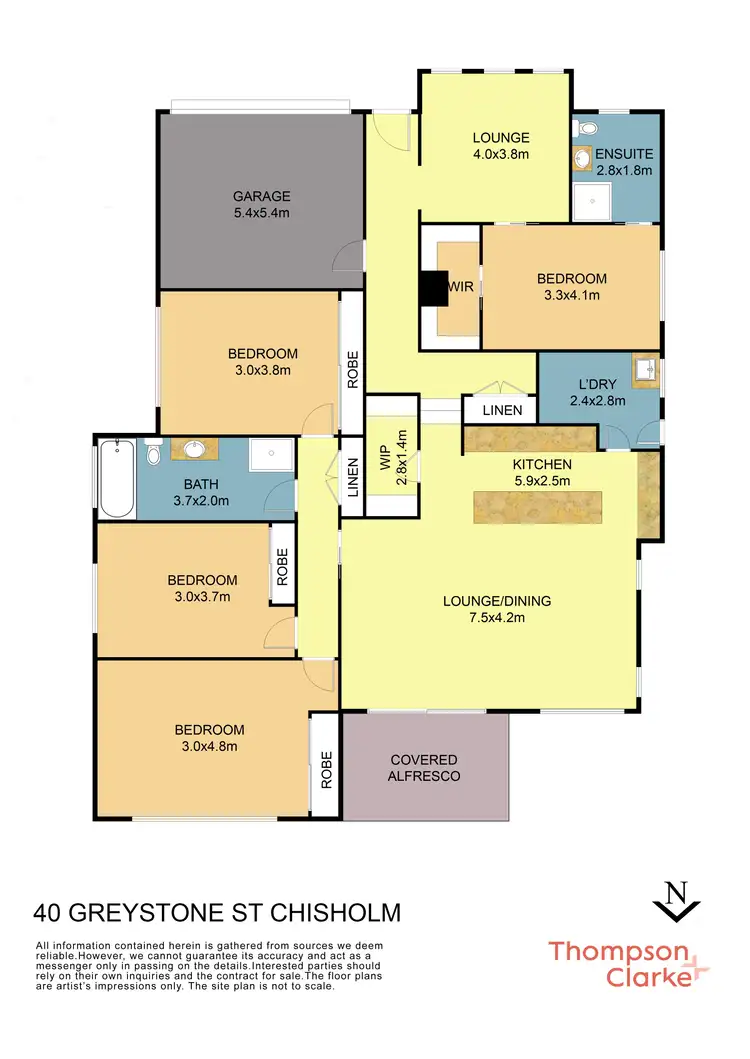 Floorplan of Homely house listing, 40 Greystones Drive, Chisholm NSW 2322