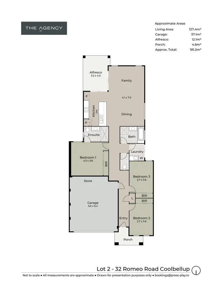 Floorplan of Homely house listing, 1b Capulet Street, Coolbellup WA 6163