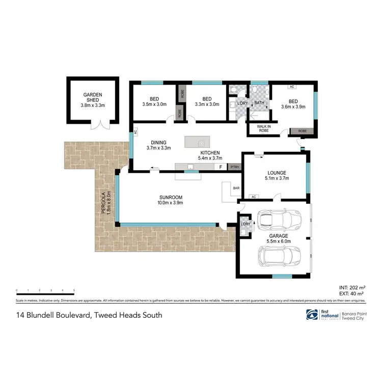 Floorplan of Homely house listing, 14 Blundell Boulevard, Tweed Heads South NSW 2486